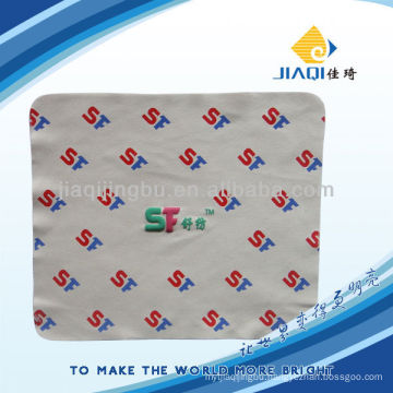 microfibre lens cleaning cloth 100%microfiber with LOGO printing